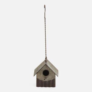 Pd Home & Garden Tin Rustic Design Hanging Birdhouse